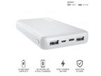 Външни батерии Trust Primo Compact Powerbank 15.000 mAh, White