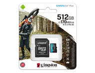 Карти памет 512GB Kingston Canvas Go! Plus microSD Memory Card