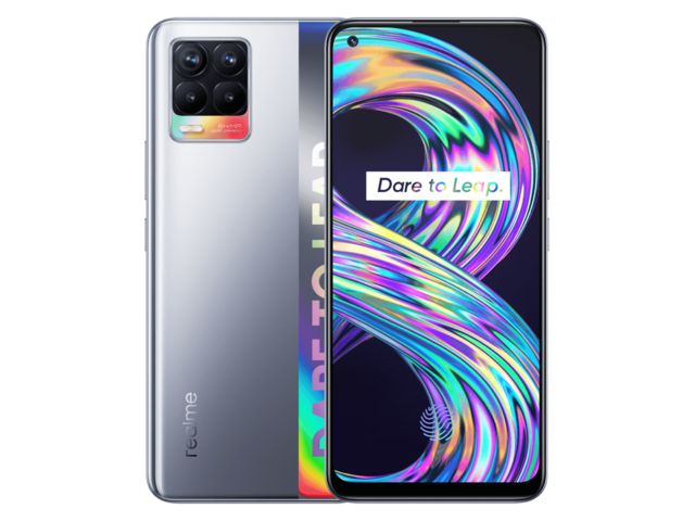 Смартфони Realme 8 128GB, Cyber Silver