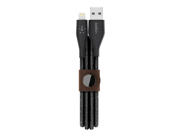 Кабели и Адаптери Belkin DuraTekª Plus Кабел Lightning към USB-A с кабел 1.2 м - черен