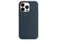 Калъфи Apple iPhone 13 Pro Silicone Case with MagSafe – Abyss Blue