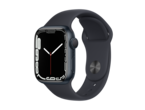 Смарт часовници Apple Watch S7 GPS, 41mm Midnight Aluminium Case with Midnight Sport Band - Regular