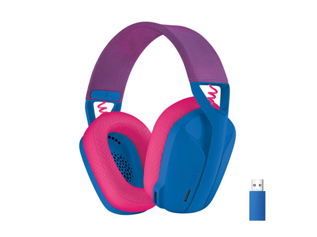 Слушалки Logitech G435, Blue and Raspberry
