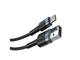 Кабели и Адаптери Baseus Cafule USB + USB-C to Lightning Cable PD 18W (CATKLF-ELG1) - USB и USB-C към Lightning кабел за Apple устройства с Lightning порт (120 см) (черен-сив)