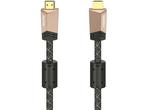 Кабели и Адаптери Hama Premium HDMI™ кабел с Ethernet, щепсел - щепсел, феритен, метален, 3,0 м 