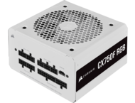 Захранвания за компютри CORSAIR CX750F RGB White - 750W Bronze FM