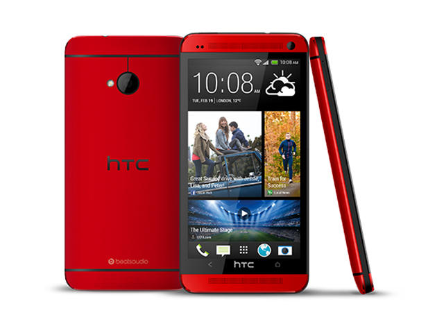 Смартфони HTC One 801N 32GB, червен цвят