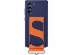 Калъфи Samsung Galaxy S21 FE 5G Silicone Cover with Strap, Navy