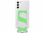 Калъфи Samsung Galaxy S21 FE 5G Silicone Cover with Strap, White