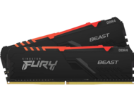Оперативна памет 32GB (2x16GB) DDR4 3600 MT/s Kingston FURY BEAST RGB Black