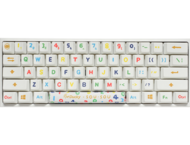 Клавиатури Ducky x SOU SOU One 2 Mini White RGB, Cherry MX Silver