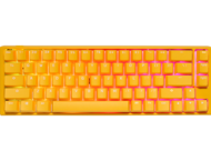 Клавиатури Ducky One 3 Yellow SF 65, Cherry MX Silent Red суичове