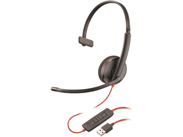 Слушалки Poly Blackwire 3210 Mono