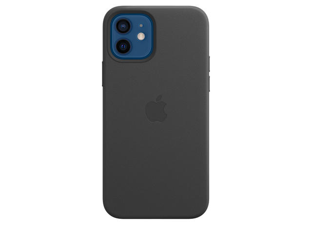Калъфи Apple iPhone 12/12 Pro Leather Case with MagSafe - Black