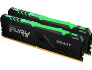 Оперативна памет 64GB (2x32GB) DDR4 3200 MT/s Kingston FURY BEAST RGB Kit