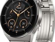 Смарт часовници Huawei Watch GT 3 Pro 46mm - Titanium + Huawei Vermilion Red Fluoroelastomer Strap 22mm