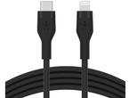 Кабели и Адаптери Belkin BOOST CHARGE Silicone cable USB-C to Lightning - 3M - Black