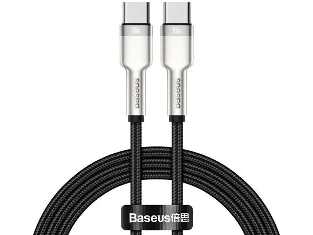 Кабели и Адаптери Baseus Cafule Series Type-C към Type-C, 100W, 2м, черен