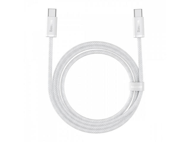 Кабели и Адаптери Baseus Dynamic Series Type-C към Type-C, 100W, 2м, бял