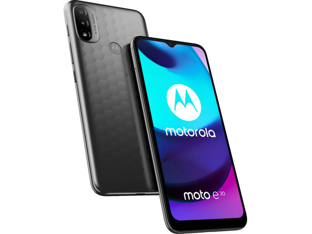 Смартфони Motorola Moto E20 32GB, Graphite Grey