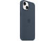 Калъфи Apple iPhone 14 Silicone Case with MagSafe - Storm Blue