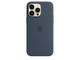 Калъфи Apple iPhone 14 Pro Max Silicone Case with MagSafe - Storm Blue