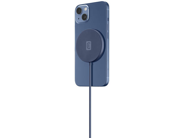 Зарядни устройства Cellular line безжично зарядно за iPhone Mag 7.5W, синьо