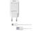 Зарядни устройства Cellularline адаптивно зарядно Type-C, 220V, Type-C кабел, 15W