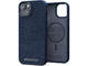 Калъфи Njord Salmon Leather Magsafe за iPhone 14, син