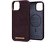 Калъфи Njord Salmon Leather Magsafe за iPhone 14, кафяв