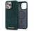 Калъфи Njord Salmon Leather Magsafe за iPhone 14 Pro Max, зелен