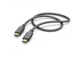 Кабели и Адаптери Hama захранващ кабел, USB-C - USB-C, 1 метър, черен
