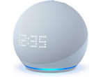 Колони Amazon Echo Dot 5 с часовник, Blue