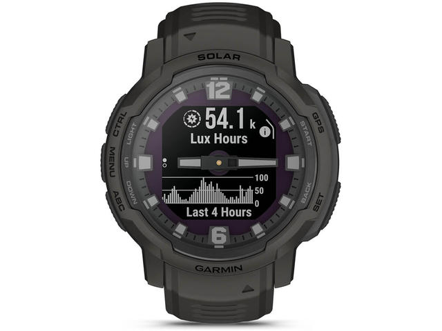 Смарт часовници Garmin Instinct Crossover Solar Graphite