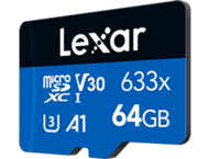 Карти памет 64GB Lexar® High-Performance 633x microSDXC™ UHS-I с SD адаптер, C10 A1 V30 U3