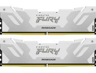 Оперативна памет 64GB (2x32GB) DDR5 6000 MT/s Kingston Fury Renegade White