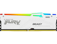 Оперативна памет 64GB (2x32GB) DDR5 6000 MT/s Kingston FURY Beast White RGB EXPO