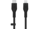 Кабели и Адаптери Belkin BOOST CHARGE Flex Silicone cable USB-C to Lightning - 1M - Black
