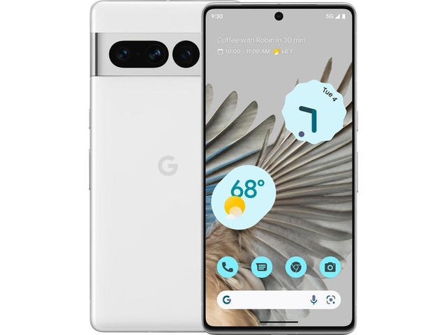 Смартфони Google Pixel 7 Pro Dual sim 128GB, Snow, разопакован продукт