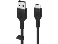 Кабели и Адаптери Belkin BOOST CHARGE Flex Silicone cable USB-A to USB-C - 2M - Black