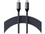 Кабели и Адаптери Satechi USB-C to USB-C 100W Braided Charging 2m Cable - Grey