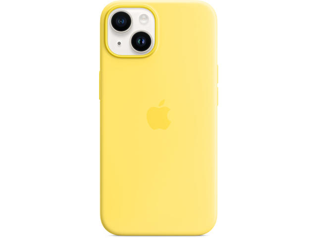 Калъфи Apple iPhone 14 Silicone Case with MagSafe - Canary Yellow (SEASONAL 2023 Spring)
