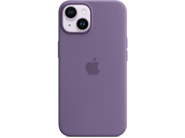 Калъфи Apple iPhone 14 Silicone Case with MagSafe - Iris (SEASONAL 2023 Spring)