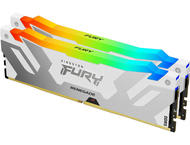 Оперативна памет 32GB (2x16GB) DDR5 6400 MT/s Kingston Fury Renegade RGB White