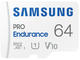 Карти памет Samsung 64GB microSD PRO Endurance with Adapter, Class10
