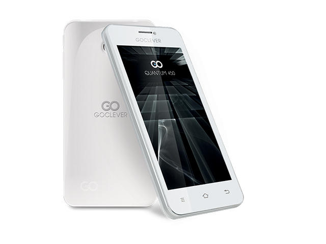 Смартфони GOCLEVER QUANTUM 450 4GB, бял цвят