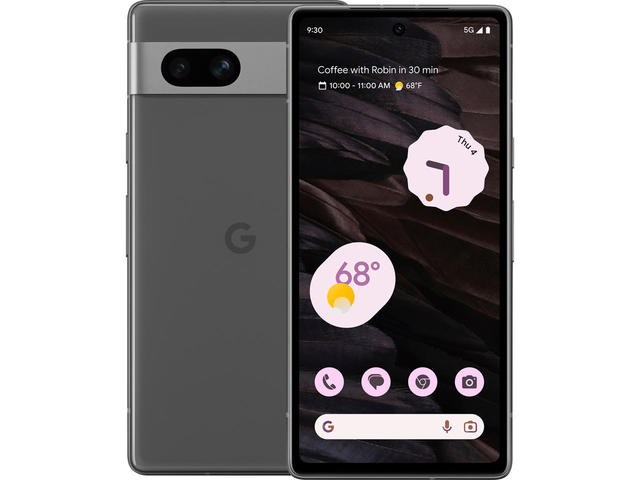 Смартфони Google Pixel 7a 8/128GB, Charcoal Black, с драскотини по корпуса