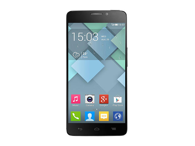 Смартфони Alcatel OneTouch Idol 2 16GB, син цвят