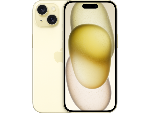 Смартфони Apple iPhone 15 - 6GB RAM / 256GB, Yellow