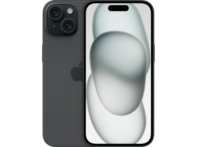 Смартфони Apple iPhone 15  - 6GB RAM / 256GB, Black